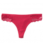 Naiste alusp&uuml;ksid L&auml;bipaistvad &Otilde;&otilde;nes Lillelise pitsiga &Otilde;mblusteta &Uuml;hev&auml;rvilised Madala v&ouml;&ouml;kohaga S punane