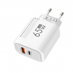 Kokku 65 W USB C laadija GaN kiirlaadimise seinalaadija iPhone'i jaoks Samsung Xiaomi kiirlaadimine EL/USA pistikupesaga telefonilaadija adapter