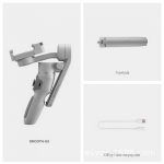 Zhiyun Q3 k&auml;eshoitav gimbaalstabilisaator mobiiltelefonidele - V&auml;rinavastane, Selfie-hoidik video- ja vlogi filmimiseks