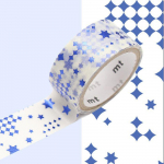 Masking Tape m&eacute;tallis&eacute; &eacute;toiles bleu - MASKING TAPE (MT) - Multicolore - Adulte - Mixte