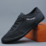 Meeste vabaaja madala &auml;&auml;rega l&otilde;uendkingad kevadised spordivabaajajalatsid lamedate suvekummitaldadega, mugavad, hingavad vulkaniseeritud kingad 38