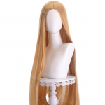 100cm Pikk Sirge Cosplay Parukas Keskmise Lahknemisega Keskmine Lahknemine Blond Roosa Punane Lilla Kuumuskindel S&uuml;nteetiline Juukseparukas One Size