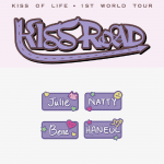 KISS OF LIFE 1. maailmatuur KISS ROAD vapp Julie