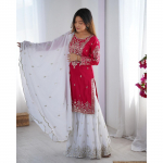 Naiste Bollywoodi valmis kandmiseks peoriided Sharara &uuml;likond Salwar Kameez komplekt Kleit SC-2204 XL-42