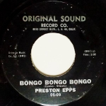 7-tolline plaat PRESTON EPPS - Bongo Bongo Bongo / Hully Gully Bon OS09 Original Sound 1960 USA Rock Kasutatud