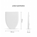 Universaalne soojendusega tualettistmekate &ouml;&ouml;valguse ja intelligentse temperatuurikontrolliga