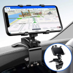 360 Degree Rotation Dashboard Car Phone Holder Multipurpose Car Phone Mount Cell Mount Stand Suitable for 4 To 7 in Smartphones 1pcs