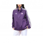 Adidas X Tsinghua &Uuml;likooli Koost&ouml;&ouml; L&otilde;tv l&otilde;ige Mugav Seisukrae T&otilde;mblukuga Triibuline Jakk Unisex Jakkid KG8977 M
