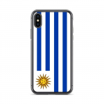 Coque iPhone - PIXELFORMA - iPhone X - Drapeau de l'Uruguay - Silikoonist supp - Kaitse t&auml;ielik