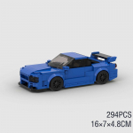 MOC F1 Linna Kiiruse Spordi Meistri V&otilde;idus&otilde;iduauto Ehitusklotsid Tellis R34 RX-7 S&otilde;iduk Superauto Kiire ja Vihane MK4 Supra Laste M&auml;nguasjad