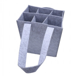 Pudeli veinikandja Vilt veinipudeli kandekott Vildist veinikott Kaasaskantav kaitsekott reiside ja pidude jaoks