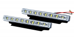 [&Uuml;ldkaubad] P&auml;evavalgus LED 16 Ringi 12 V Universaalne Vasak ja Parem 2 tk Komplekt Valge Kinnitusklambrid Kaasas valge