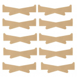 10 tk kaela t&otilde;stmise kleebised n&auml;htamatud pinguldavad teibid kortsude, l&otilde;tvunud naha ja kaelajoone eemaldamiseks ning salendamiseks, vananemisvastased plaastrid