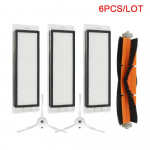 3 tk HEPA filter + 1 tk rull + 2 tk k&uuml;lghari Xiaomi Mi Robot Roborock S50 S51 S55 T4 T6 T7 T60 tolmuimejale