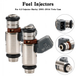 2 tk k&uuml;tusepihusti 27609-01B 4.3 pihusti Harley 2001-2016 Twin Cam jaoks