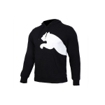 Puma suur logo kootud kapuutsiga pusa meestele Must 580566-01 L