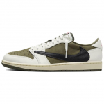 Travis Scott x Air Jordan 1 Retro Low OG SP Reverse Olive / Medium Olive Unisex Tossud Roheline Must Purjeriie DM7866-200 41