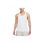 Nike Dri-Fit &Uuml;mmarguse kaelusega Kiiresti kuivav Jooksuline Helkuriga Kitsa l&otilde;ikega Varrukateta Vest Meeste Topid Valge DQ4733-100 XL