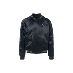 Jordan X A Ma Mani&eacute;re Logo Prindiga Satiinist M&auml;lestusjakk Unisex Jakk Must FN0618-010 XL