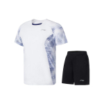 Li Ning Sulgpalli Seeria Lahedad Vabaaja Hingavad L&uuml;hikesed P&uuml;ksid Meeste L&uuml;hikesed P&uuml;ksid Valge Must AATQ111-5 XXXL