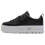 Puma Mayze Lth Iridescent madalad tossud Naiste tossud Must Valge 387269-02 38