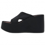 ZARA minimalistlikud moe&otilde;mblustega kaunistatud kiilukontsaga sandaalid, mustad naiste sandaalid 3344510800 40