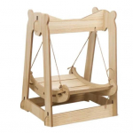 Kassihammakki kiik Puidust k&otilde;rgendatud lemmikloomavoodi Kasside rippuv kiik puhkepaik kassipoegadele v&auml;ikestele koertele k&uuml;&uuml;likutele Stimuleerib lemmikloomade m&auml;nguaega B