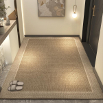 Sissek&auml;igumatt Esik Mustust H&uuml;lgav Kulumiskindel Libisemisvastane Jalamatt 120 * 160cm