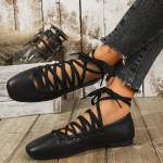 Naiste korterkingad Baleriinad Mokassiinid S&uuml;gis Ruudukujulise ninaga Retrokingad Naiste Uus Trend Mugavad Tennised Naiste Zapatos De Mujer 36 must