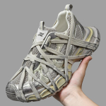 Naiste Kingad Tossud naiste vabaaja Meeste Kingad tenis Luksuslikud kingad Treener V&otilde;istlus Hingavad Kingad mood jooksujalatsid meestele 44 gray