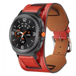 Nahkrihm Samsung Galaxy Watch 8 Ultra 47mm jaoks, Premium Mugav K&auml;ev&otilde;ru Kellarihm Galaxy Watch 8 40/44mm, 8 Classic 46mm Galaxy Watch Ultra must