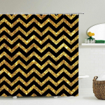 Geomeetriline muster Vannikardin Veekindel Du&scaron;ikardinad Moodne lihtsus 3D Prinditud Vannitoa Kardin Vanniekraan Kodu Dekoratsioon W90xH180cm