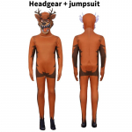 99 hirve&ouml;&ouml; metsas Hirv Kits Cosplay kost&uuml;&uuml;m Jumpsuitid Halloween Orange,Child 110cm