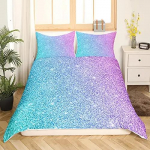 V&auml;rviline s&auml;delev tekikotikomplekt T&uuml;drukulik roosa pastellne moodne t&uuml;drukute naiste tekkikott Kahekordne Queen King pol&uuml;ester tekkikott 70x133cm 2pcs