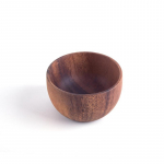 Peen Naturaalne K&auml;sitsi Valmistatud Puidust Salatikauss Klassikaline &Uuml;mmargune Akaatsiapuidust Salati S&ouml;&ouml;gikauss Taldrikud Premium Puit K&ouml;&ouml;gitarbed 14x7cm