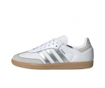 Adidas Originals SAMBA OG White Silver Metallic JI2725 Naiste suurus EU 40.5 h&otilde;be