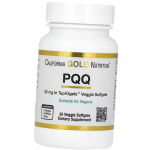 Pyrroloquinolinchinone, PQQ 20, California Gold Nutrition 30kaps (70427010) 30vcaps