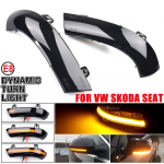 VW Passat B6 GOLF 5 Jetta MK5 Passat B5.5 GTI V Sharanile LED D&uuml;naamiline Suunatule Blinker K&uuml;lgmine Tahavaatepeegli Indikaator