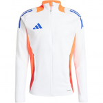 Adidas Tiro 24 V&auml;rviplokk Triibuline Mugav Hingav Treening Jooksujope Meeste Jope Valge JF4196 L