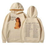 Ayliva tuur 2025 tr&uuml;kitud kapuutsiga pusa meestele naistele vabaaja fliisist moer&otilde;ivad dressipluus retro pikkade varrukatega pullover kapuutsiga f&auml;nnide kingitus S beige