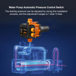 10A 220V 240V IP65 Veekindel Tase Vee pump Automaatne l&uuml;liti Reguleeritav veepumba r&otilde;huregulaator Kodune