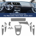 TPU kaitsekile Mercedes Benz EQC Eqc350 400 2020 2025 autole Salongi kleebis Keskpaneel &Otilde;hu k&auml;iguvahetus Navigatsioon Armatuurlaud