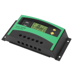 P&auml;ikesepaneeli laadimiskontroller PWM Paneeli regulaator 12V 24V 30A kahe 5V USB v&auml;ljundiga RV Paadi tarvikud black