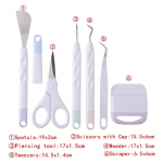 6 tk/komplekt k&auml;sit&ouml;&ouml; vin&uuml;&uuml;list rohimise t&ouml;&ouml;riistade komplekt Scrapbook DIY Silhouette Relief Carving Tool Kit Cricut Maker Silhouettes K&auml;sit&ouml;&ouml;riistad