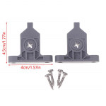 2 tk Nailonist/Metallist Sahtliklamber Esipaneeli Kinnitusklamber &Uuml;hendusdetail Asendus K&ouml;&ouml;gim&ouml;&ouml;bel Kapp