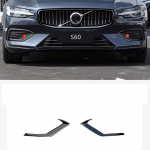 Auto stiil Volvo s60 v60 eesmiste udutulede kaunistamiseks ABS kroomiga autotarvikute jaoks V60CC 2020-2024 must