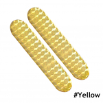 2tk auto helkurkleebis Autoukse kleebised Hoiatus helkurlindi ribad 3 v&auml;rvi ohutusm&auml;rk Auto helkur kollane