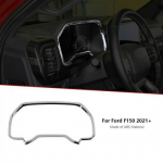 Chrome Dashboard Meter trument Box Panel Frame Cover Trim for Ford F150 +