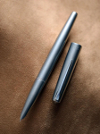 Majohn Ti200 matt titaanisulamist metallist t&auml;itesulepea 14K kullatud otsaga ja konverteriga, &auml;ritindiga, sile pastakas Iridium Nib 0.5mm