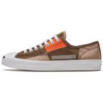 Converse Jack Purcell paneelidega mugavad madalad l&otilde;uendkingad unisex khaki oranž 35.5
